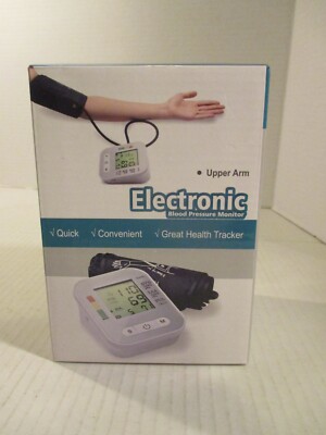 Electronic Upper Arm Cuff Blood Pressure Monitor - BRAND NEW IN BOX.