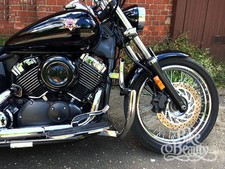 Yamaha Dragstar Vstar XVS 650 Custom & Classico Paramotore Motore Guard Con Pegs