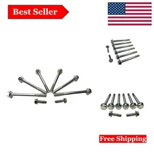 LS Water Pump Bolt Kit for GM Chevy LS Engines 1997-2014, Zinc Flange Bolts, ...