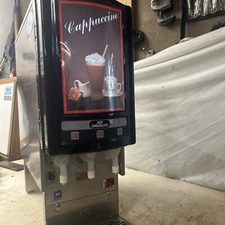 Karma Model 456 Cappuccino Machine, Triple Dispenser Hot Beverage Machine, 120v