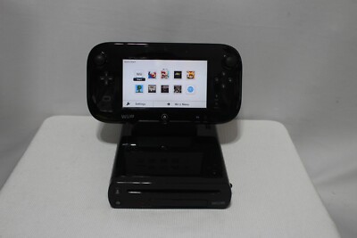 Nintendo Wii U Deluxe Set Mario Kart 8 Game Pre-Installed Tested