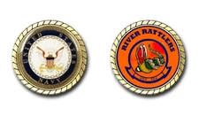 VFC-204 River Rattlers US Navy Squadron Challenge Coin Officially Licensed
