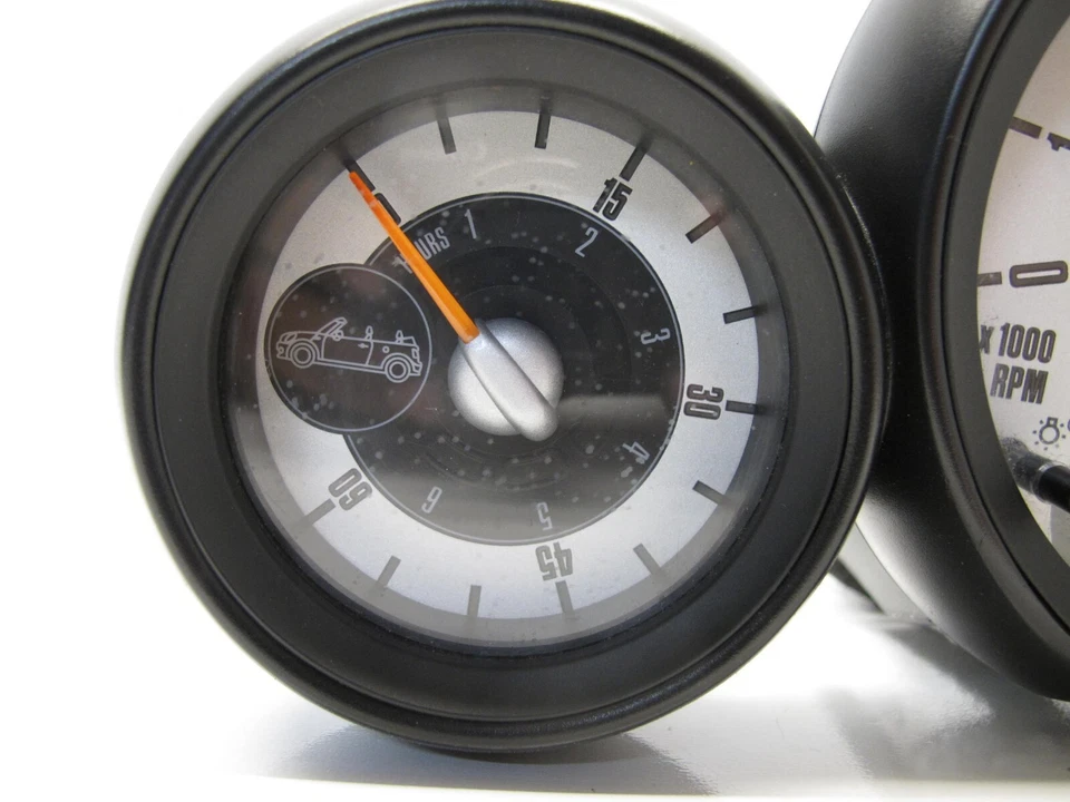 09-15 MINI COOPER S R57 CONVERTIBLE TACÓMETRO CALIBRE DE GRUPO FABRICANTE DE EQUIPOS ORIGINALES 020724 Foto 2 de 4