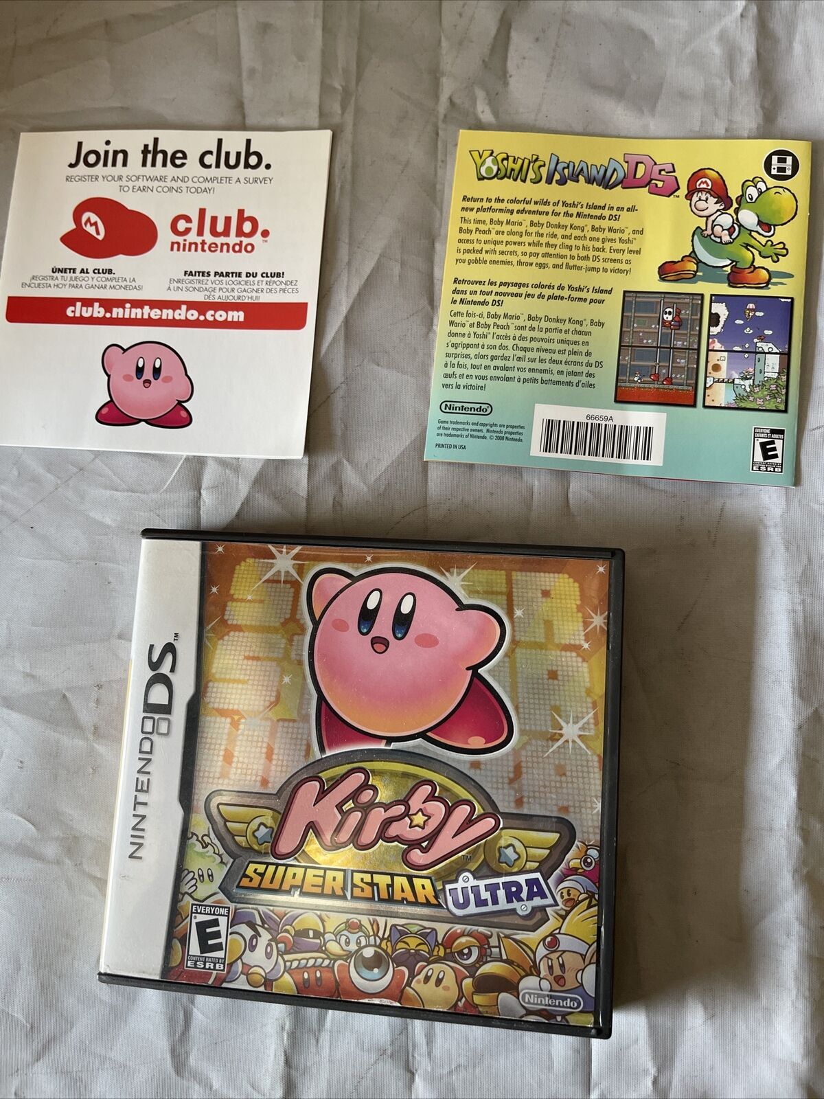 Kirby Super Star Ultra (Nintendo DS) Original Case & Manual Only | eBay