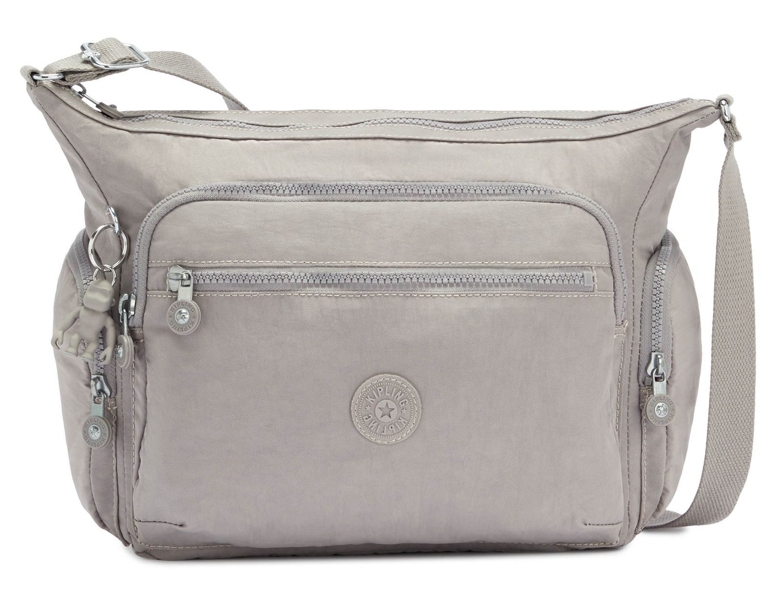 Kipling GABBIE Medium Shoulder Bag - Grey Gris RRP £93 - Image 3