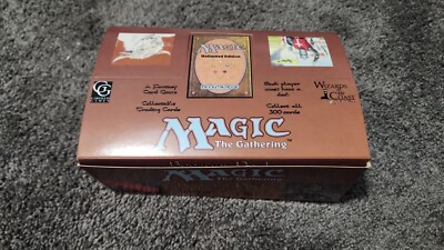 EMPTY 1993 Unlimited Booster Box Acrylic Case MTG Magic