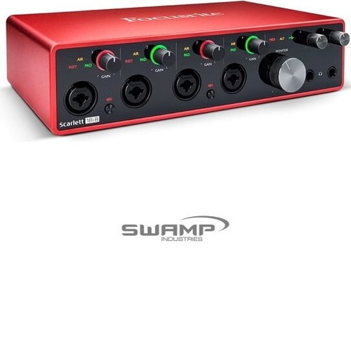 Focusrite Scarlett 18i8 Gen 3 18-in 8-out USB Audio Interface with 4 Mic Preamps - Picture 1 of 3