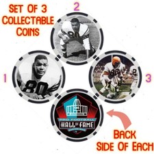 LEN FORD - PRO FOOTBALL HALL OF FAME - COLLECTABLE COIN SET