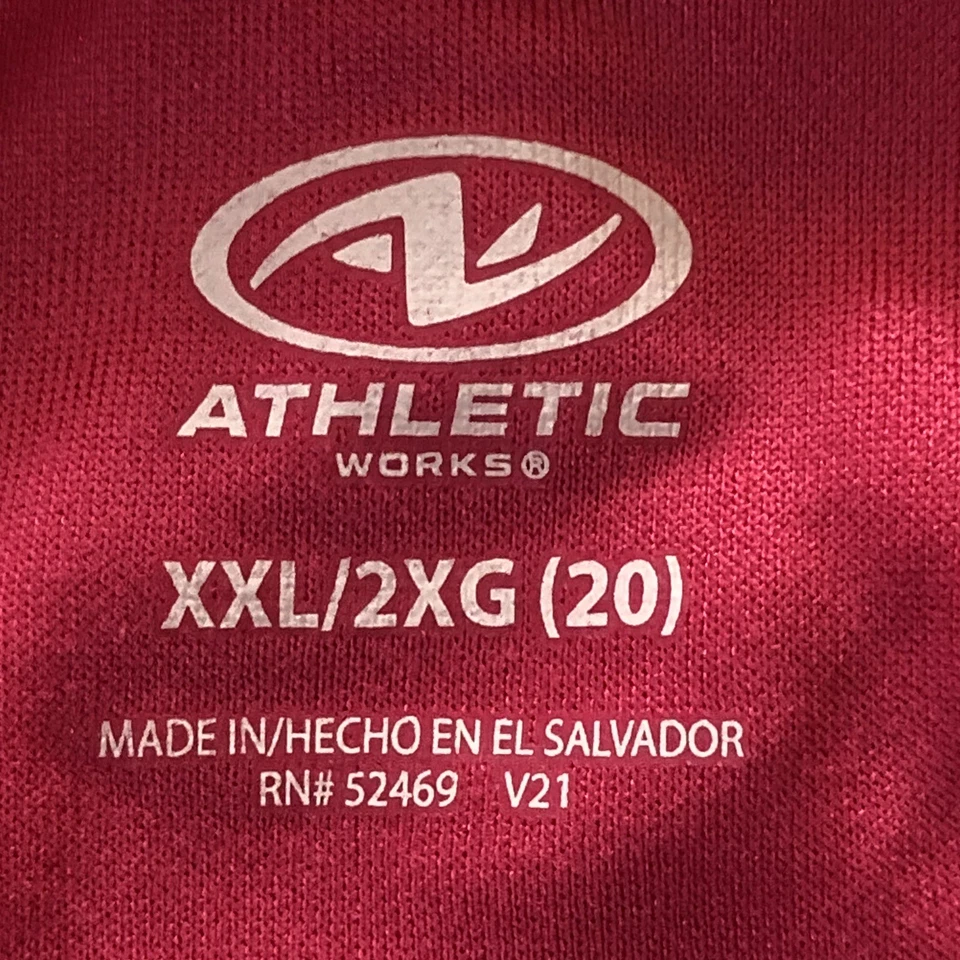 Athletic Works Women's Top Size XXL Pink Long Sleeve Pullover Activewear Sports - Image 4 of 4