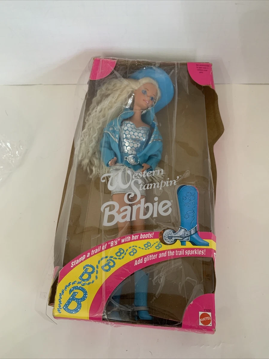 Western stampin barbie 1993 sale