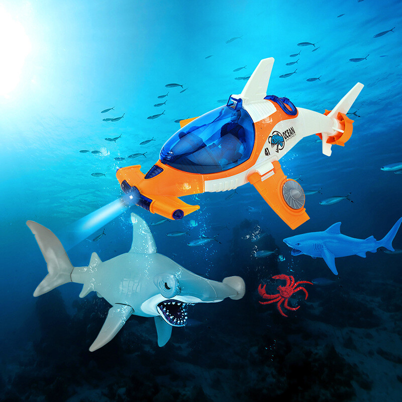 Hammerhead Shark Submarine Parent Child Interaction Model