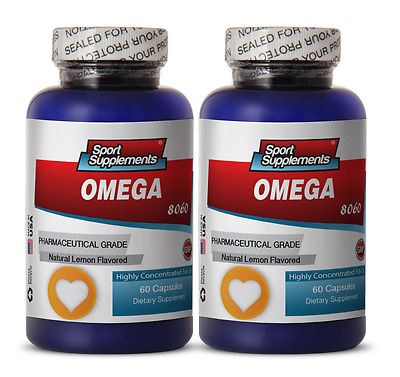 Omega 3 Fish Oil - Fish Oil Omega 8060 1500mg - Super Fat Burner Supplement  2B