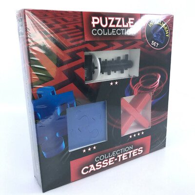 Puzzle Collection Intelligent Set 3D by Eureka NEW Key Square and Cross 2016