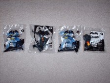 Lot Of 4 McDonald's Happy Meal Batman Figures Batmobile Toys