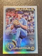 2024 Topps Series 2 - Rainbow Foil #434 James McArthur (RC) Kansas City Royals 