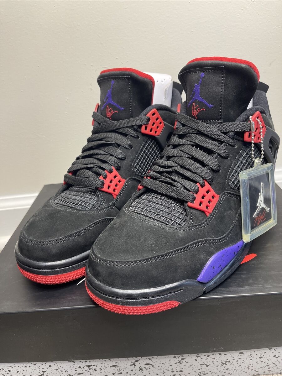 AIR JORDAN 4 RAPTORS DRAKE OVO SIZE 8.5 (WORN)