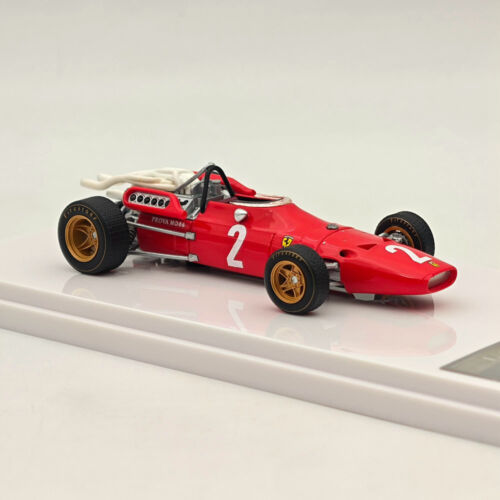 1/43 Tecnomodel Ferrari 312 F1-67 1967 #2 ltaly GP "Chris Amon" Red Resin Model - Picture 4 of 9