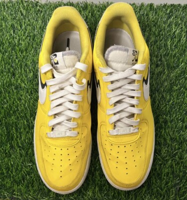 * 7 MEN\'S Nike Air Force 1 07 LV8 YELLOW / WHITE DO9786-700 SNEAKERS Air Force 1  main image 4