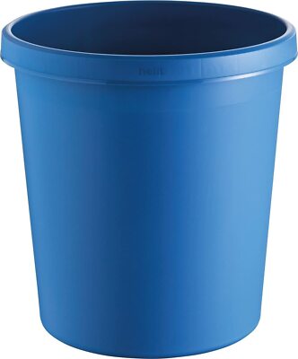 Helit Papierkorb 18 l #H6105834 blau (Ø x H) 315mm x 335mm Polypropylen - OVP