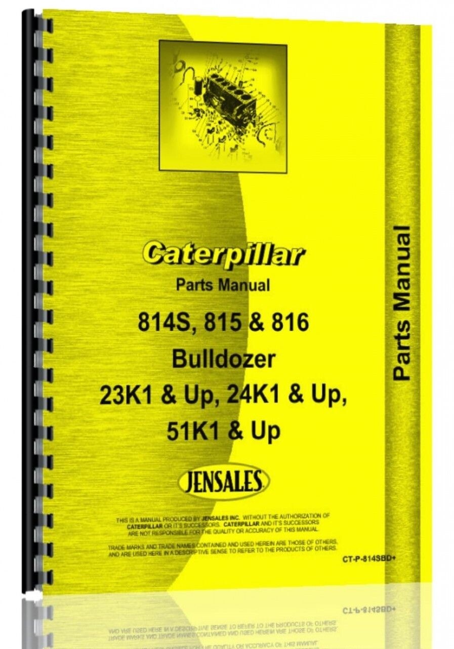 Caterpillar 814S 815 816 Bulldozer Attachment Parts Manual SN 23K1 Up 90P1 Up