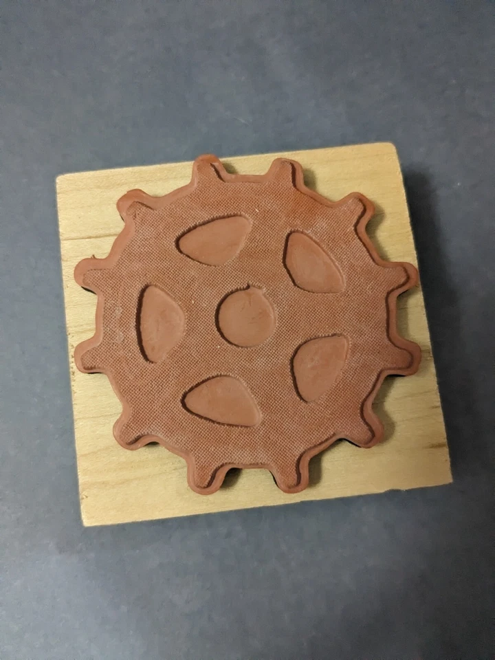 Sello Inkadinkado Steampunk Gear Industrial Victoriano 2,5 pulgadas NUEVO Foto 2 de 3