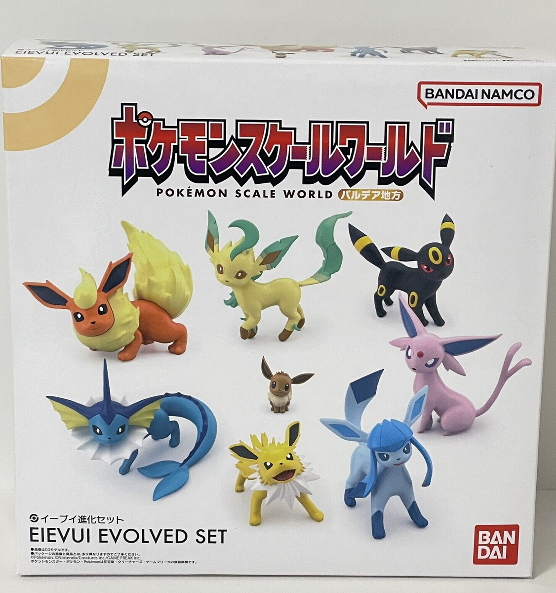 Pokemon Scale World Figure Eevee Evolution Paldea Region