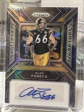 Alan Faneca 2023 Prizm Blue Camo Auto /25 #SS-AF STEELERS