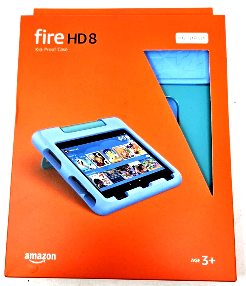 Amazon Kid-Friendly Case for Fire HD 8 Tablet Compatible w/ 12th Gen 2022 - Image 3 of 4