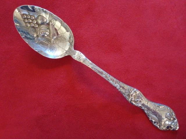 Reed & Barton Les Cinq Fleur Antique US Sterling Silver Serving