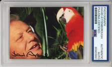 DAVID ATTENBOROUGH SIGNED AUTOGRAPH PLANET EARTH PHOTO PICTURE PSA DNA COA RARE