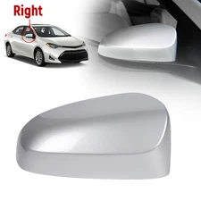 Passenger Side Right Mirror Cover Cap No-Turn Signal For 2014-19 Toyota Corolla