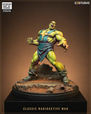 C27 - Silver Age Radioactive Man Fan Sculpt (40mm Marvel Crisis Protocol Scale)