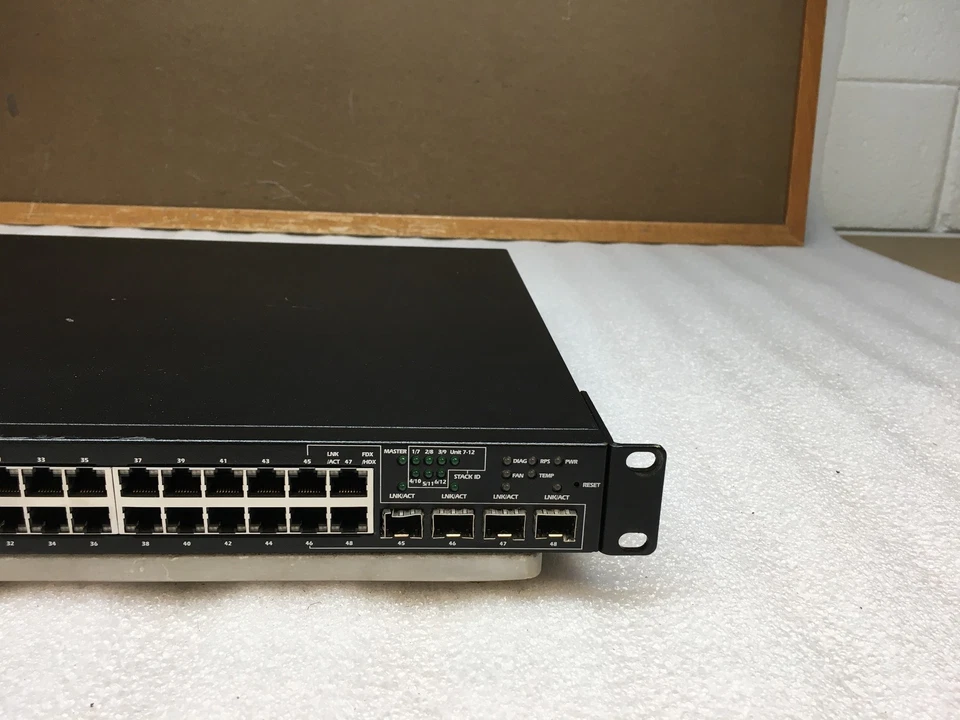 Dell PowerConnect 6248 48-Port Ethernet Network Switch 4xSFP w/ 10GE SFP+ Module - Image 3 of 4