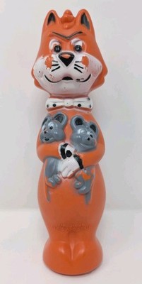 Vintage 1960's Purex Hannah Barbera MR. JINKS PIXIE AND DIXIE Bottle 