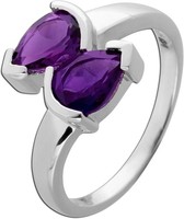 Amethyst Ring Silber 925 Nat Afrikanische Amethyste 2Ct.