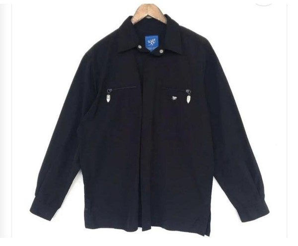 Men Piero Guidi Jacket Navy Linen S