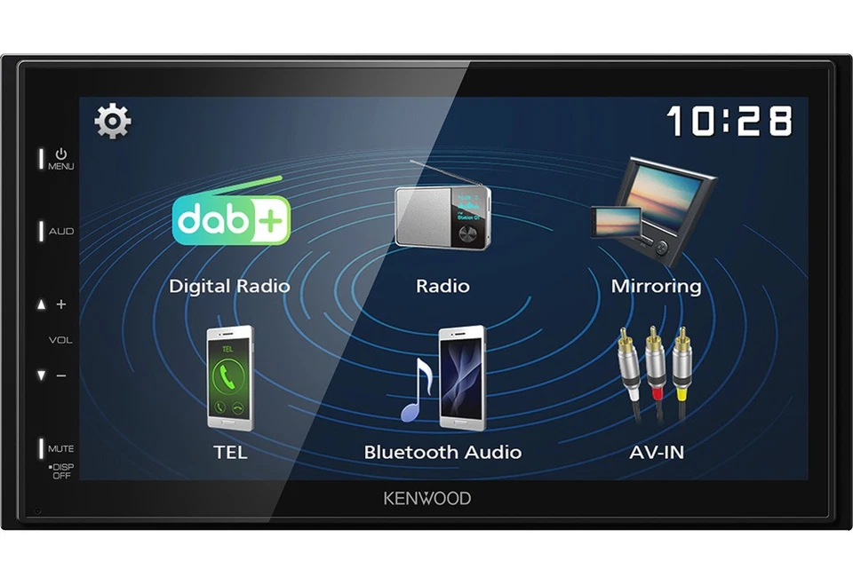 KENWOOD 2-DIN DMX129DAB Auto Radioset für MITSUBISHI Outlander 3 ab 2012 - Bild 4 von 4