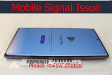 DEFECTIVE Samsung Galaxy S22 Ultra 5G 256GB Burgundy - Unlocked 7636696