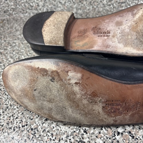 Allen Edmonds Urbino schwarz Quaste Halbschuh hergestellt in Italien elegant/freizeit Herren 11,5 sehr guter Zustand - Bild 15 von 24