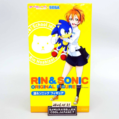 Love Live! SEGA Sonic x Rin Hoshizora Figur limitiert Spielzeug aus Japan NEU