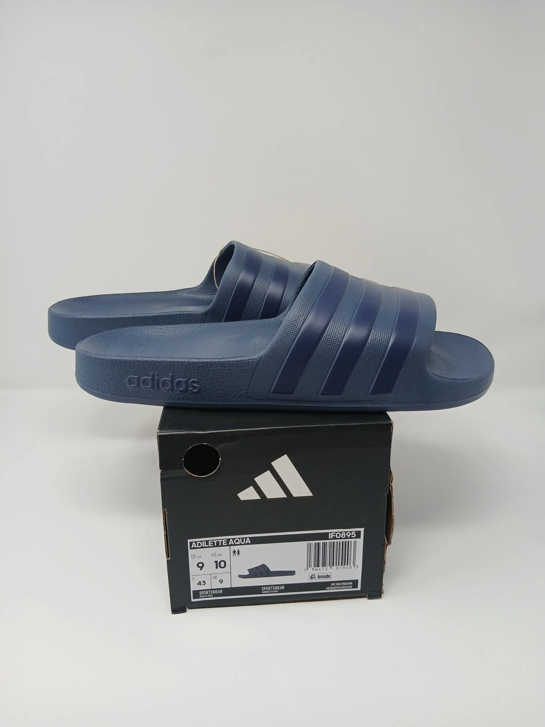 Adidas Adilette Aqua Slides ciabatte unisex uomo US 9 donna US 10 sandali nuove etichette