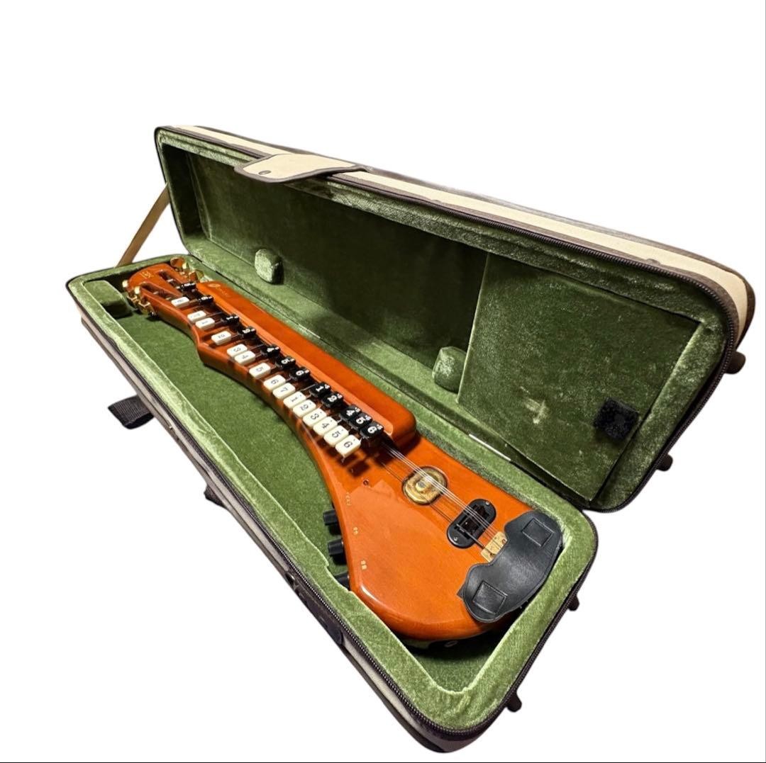 SUZUKI KOHAKU Electric Taisho Harp CHK-1 with Hard Case