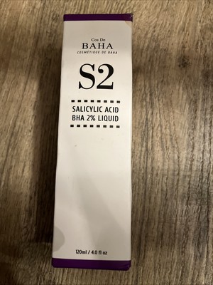 Cos De BAHA S2 Salicylic Acid BHA 2% Liquid 4oz /120ml NIB