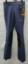New KERRITS Coolcore Knee Patch Bootcut Pant Navy Size Large Youth