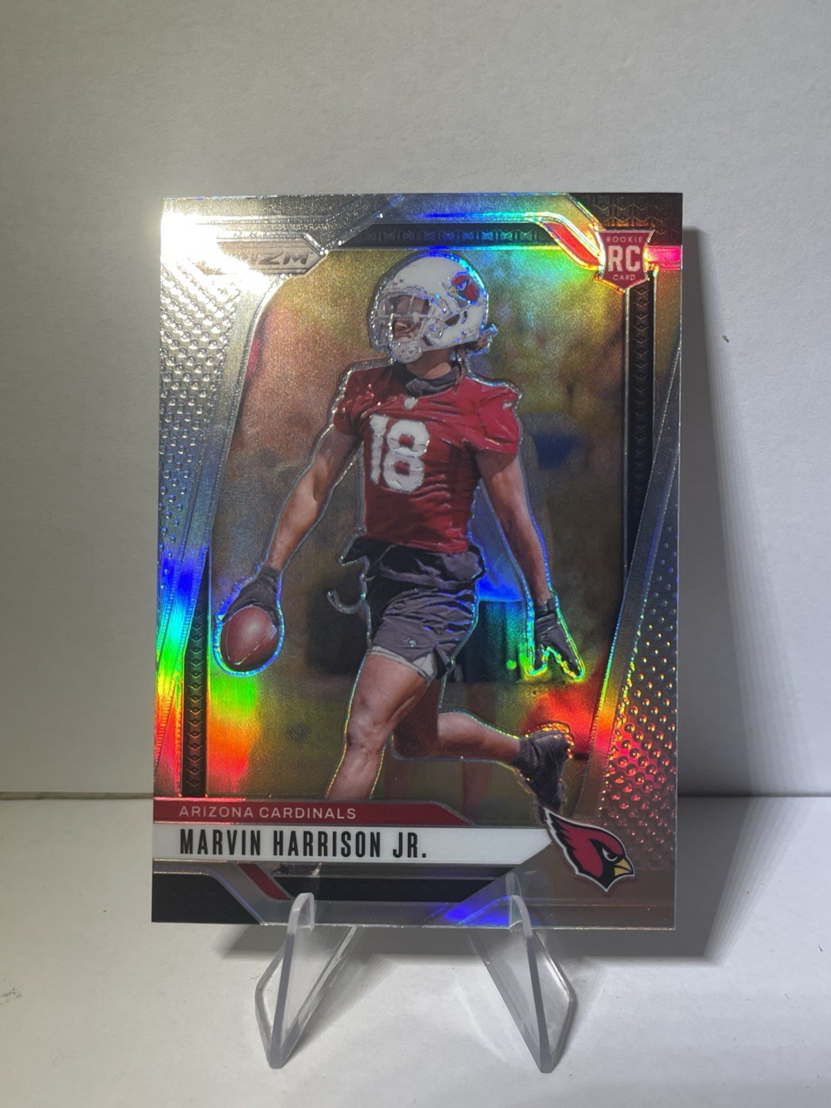 Panini Prizm 2024 Marvin Harrison Jr. RC True Rookie Silver #375 Cardinals
