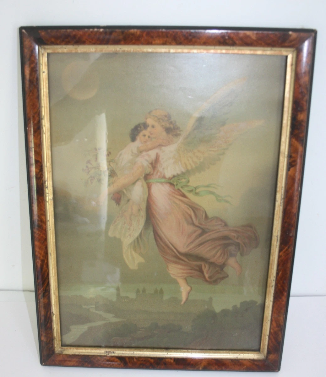 守护天使印花艺术印刷品| eBay