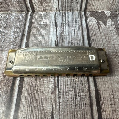 Hohner Blues Harp MS Harmonica Key of D 532/20 Made in Germany