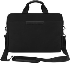 17.3-18.4Inch Laptop Bag, Expandable Briefcase, Computer Bag Men Black-18.4 Inch