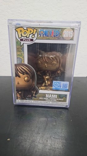 Funko Pop! Nami Bronze #2015 Statue - One Piece w/Hard Protector Sealed