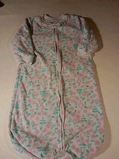 Carter's Baby Fleece Sleep Sack Wearable Blanket Sleeper 0-9 months girls.Ptetty